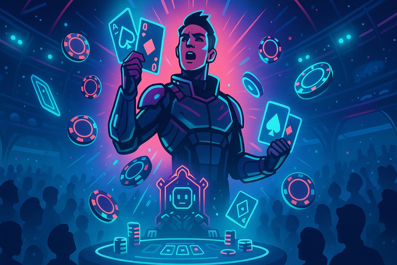 Pemisahan pasangan Aces dalam permainan Free Bet Blackjack